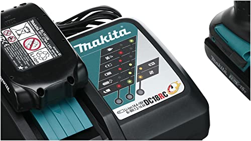 Makita Akku-Schlagbohrschrauber 18 V inklusive 2 Akkus 1,5 Ah und Ladegerät im Makpac, DHP453RYJ – Bild 6