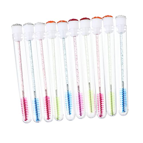 BELLIFFY Mascara Bottle Tube Lash Kit Lash Kit Spoolie Case 10pcs Makeup Tool Set