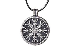 Aegishjalmur Protection Pendant V1 - Silver
