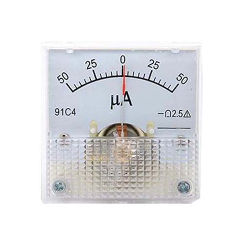 �A�i���O�d���p�l�����[�^�[ �A���y�A�d���v DC�}�C�N���A���y�A���[�^�[ 91c4 0-100uA �����`�A�i���O�p�l���d���v�Q�[�W�d���v�N���X2.5 45 * 45mm(300UA)