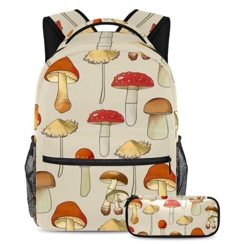 Sac à dos zébré et sa trousse assortie pour le collège et les sorties
