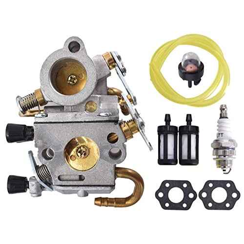 Image of munirater Carburetor Replacement for TS410 TS420 Concrete Cut Off Saw Zama C1Q-S118 Carb 42381200600 with Air Filter Fuel Line Spark Plug