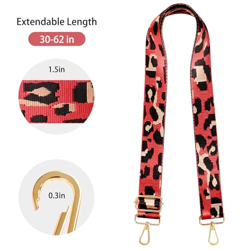 Image of Purse Straps Replacement Crossbody Straps for Purses,Wide Shoulder Strap for Bags Extender Guitar Straps for Handbags