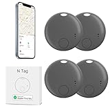Air Tracker-4Pack,Smart Bluetooth Tracker,Item Finder Work with Apple Find My (iOS only),Luggage Tracker,Keys Finder Wallet,Bags,Pets, Locator Tracking Device for Home Outdoor Tracking Device