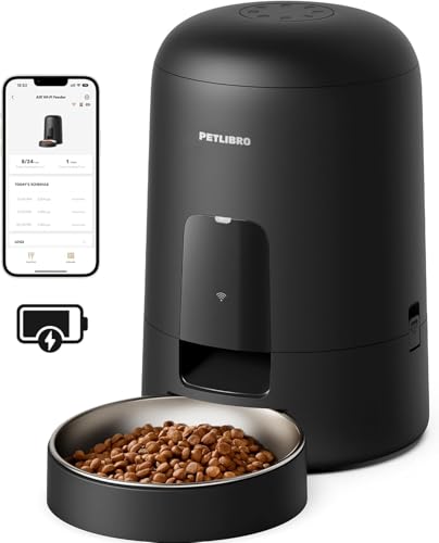 PETLIBRO Automatic Cat Feeder Battery Powered App Control 2L