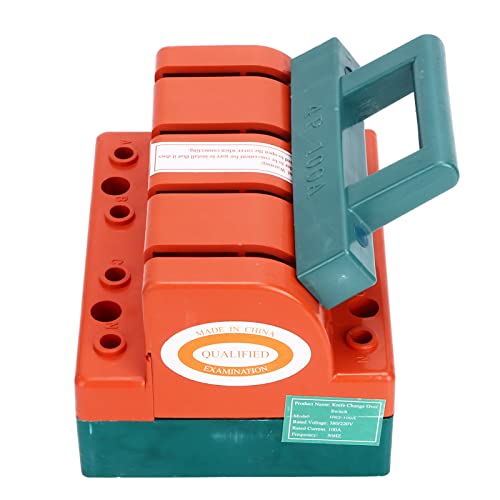 Blade Switch, Terminal Connection Disconnect Blade Switch Single Throw ShockFree Design for FailSafe Circuit Breakers for Backup Generator Switches