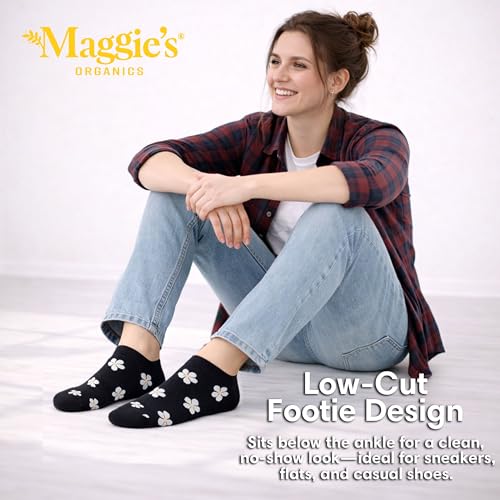 Image of Maggie's Organic Unisex Footie Socks