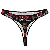 Byxhuc Customized Underwear Women, Custom Name Underwear for Women, Womens Thongs, Fotos Personalizadas, Funny Womens Thong, Custom, Sexy Valentines Gifts for Her
