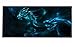 Produktbild Silent Monsters Mauspad XXL 900 x 400 mm großes Mousepad Drache - Vernähter Rand - rutschfest - für Gaming Büro Office Homeoffice - Tastatur - 90 x 40 cm groß Mouse Pad Mat - alle Maus Arten