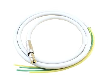 Dental Silicone Hose Air Turbine for Handpiece Tubing, 2/4 Holes Dental Silicone Tube Connector 2 Holes