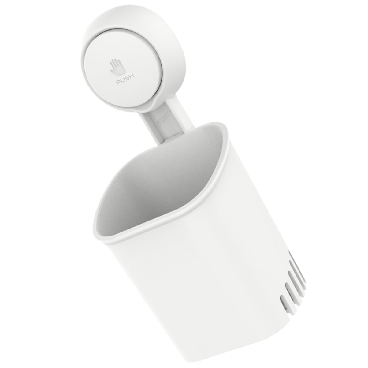 VALICLUD 3 Pezzi Portaoggetti da Bagno con Ventosa Organizer per Spazzolini da Denti Murale e Design Sgocciolamento per Moderni e Cucine