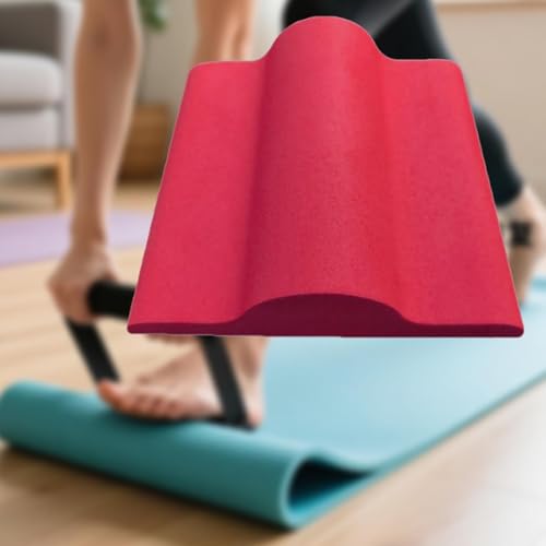 Luwecf Foot Arch Training Accessoire d'Entraînement pour Arches du Pied Dispositif d'Étirement Compact Pad de Renforcement Musculaire pour Adultes en Mousse, Rouge – vue 5