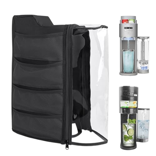 CUBIERTA DE SODA MAKER - Bolsa de manta de máquina de soda para gotas de agua con sabor, Bolsa organizadora de almacenamiento de electrodomésticos de cocina impermeable para vainas Beber gotas de agua