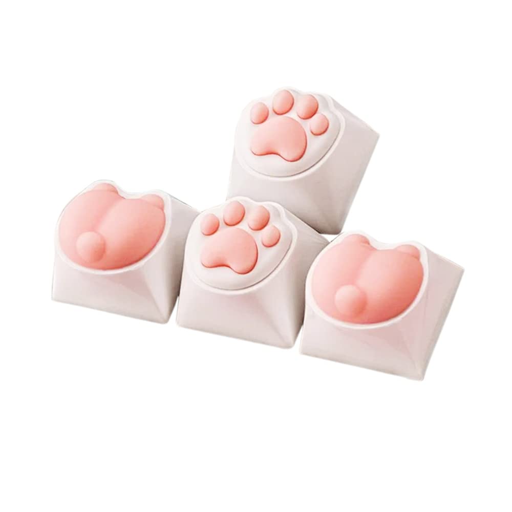 Genérico Teclas Personalizadas de 4 Piezas para Teclado Mecánico para Juegos-Teclas de PC