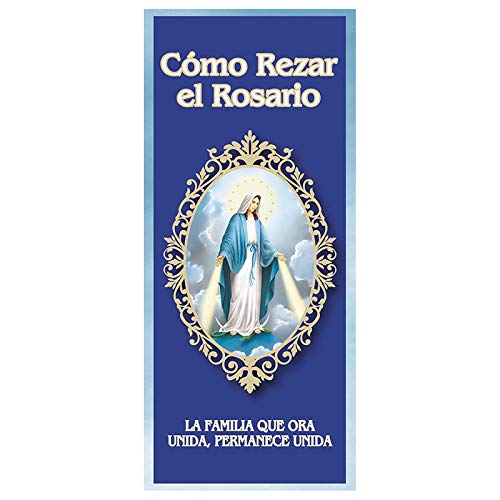 Panfleto Espanhol Como Rezar o Rosário - Pacote com 100 (Como Rezar el Rosario)