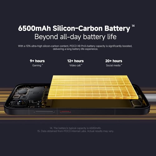 POCO X8 Pro 8+256 Processeur Dimensity 8500 Ultra - vue 10