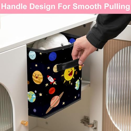Boîte de rangement pliable pour placard afin de ranger jouets et linge