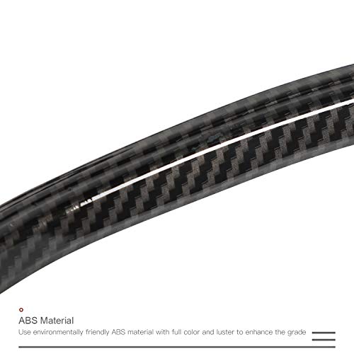 CheroCar Dashboard Cover Panel Dash Board Instrument Trim Decoration for Jeep Grand Cherokee 2014-2020, ABS Interior Accessories, Carbon Fiber Grain