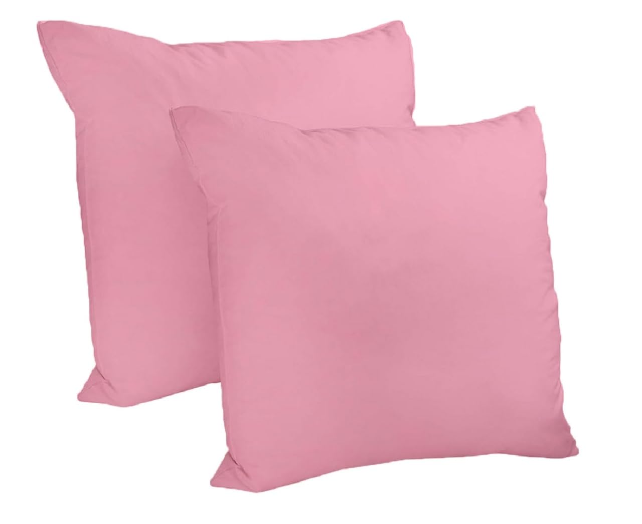 Crescent Textile Waterproof Outdoor Garden Furniture Seat Cushion 45x45cm Decorative Throw Pillow Shredded Foam Filled for Garden Sofa Livingroom Chair Bedroom Tent Park Patio (2, Pink)