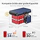 AAOBOSI Kompressor Kühlbox 25L, Tragbare Elektrische Kühlbox 12V/230V, IPX4 Wasserdicht, -20°C bis 20°C – Ideal für Auto, LKW, Boot, Camping, Reisen, Fischen, Garten & Outdoor-Aktivitäten