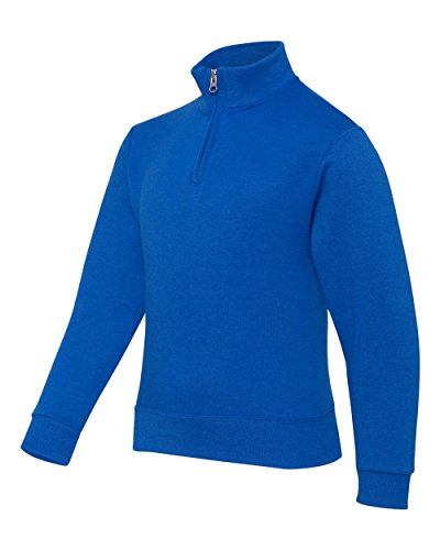Jerzees Youth NuBlend Quarter-Zip Cadet Collar Sweatshirt, Small, Royal3