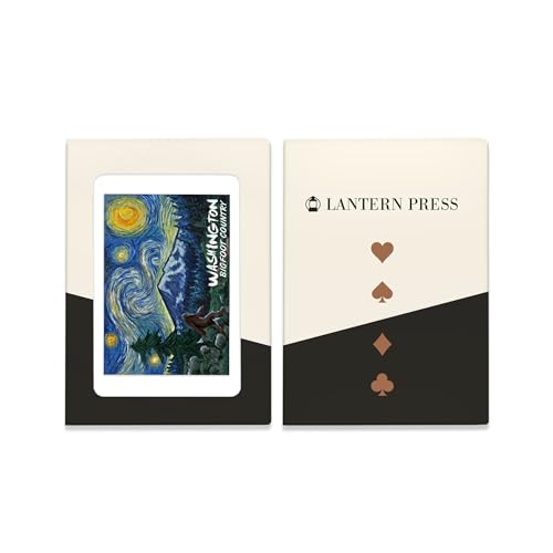 Lantern Press Baraja de Poker, 52 cartas, Starry Night miniatura 4