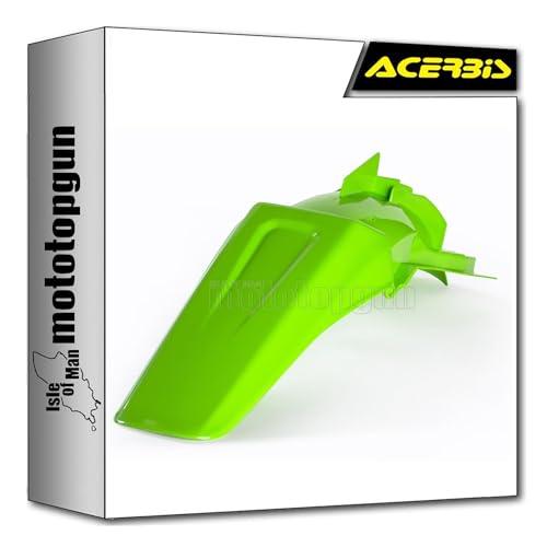 Garde-boue arrière vert Acerbis pour la rénovation des motos Kawasaki KX 125 2T