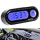 Riloer Auto LCD Digital Temperaturuhr mit Schwarzlicht für Auto Fahrrad Motorrad Auto Moto Truck