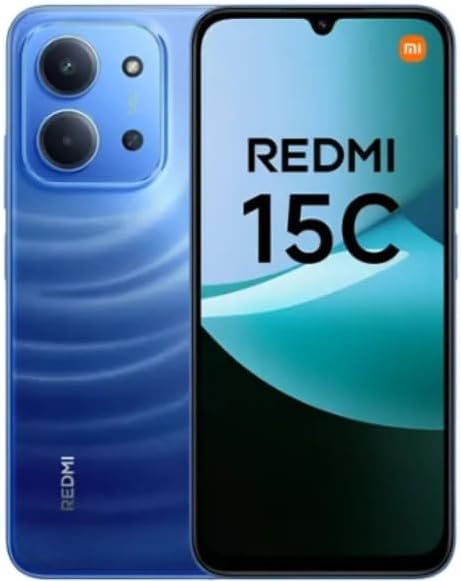 Smartphone Xiaomi Redmi 15C 8GB RAM 256GB Moonlight Blue (Azul) ROM