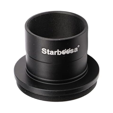 Starboosa 1.25-Inch Telescope T Adapter for SLR/DSLR Cameras - Perfect for Astrophotography - M42 Thread Compatible Cover