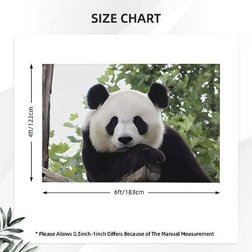 Bannière décorative panda en polyester de qualité supérieure double face - 3