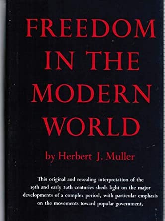 Freedom in the Modern World [ ] Edition book cover