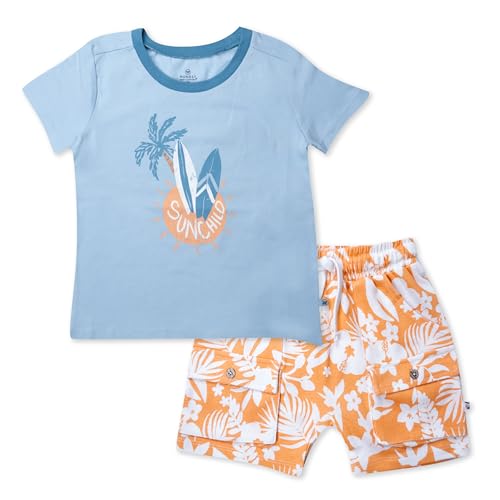 Ensemble de t-shirts enfant respirants et faciles à enfiler HonestBaby garçon