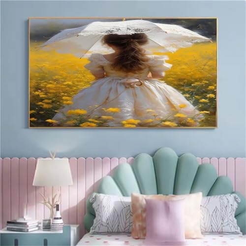 Peinture Diamant 5D fleur pour décorer votre salon chic 50x70cm