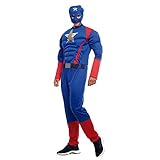 No incluye calzado Disfraz Superhéroe Star Hombre (Talla L) (+ Tallas) Carnaval Superhéroes