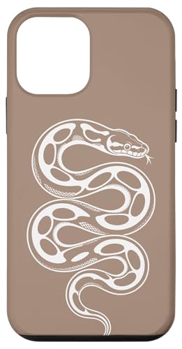 Ball Python Collector Snake Line Art - �u���E�� �X�}�z�P�[�X iPhone 12 mini �p