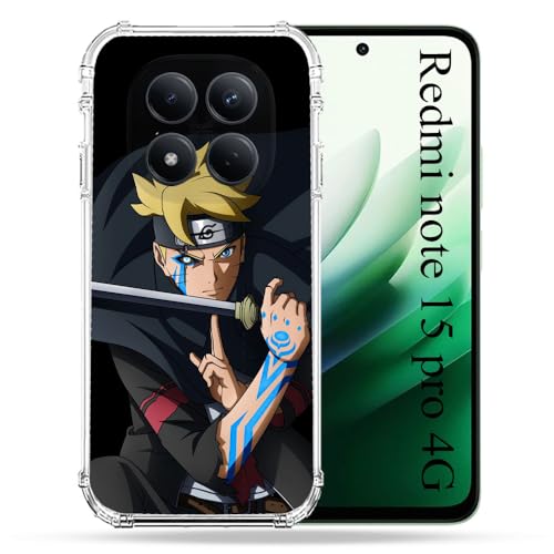 Coque Redmi Note 15 Pro 4G antichoc manga Boruto