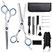Produktbild Haarschere Set,Nabance 13 Stk scharfe Friseurschere set,Licht Einseitiger Effilierer Friseurscheren Haarschneideschere Profi Haar Schneiden kit Friseur-Sets Haarschnitt Frisörschere