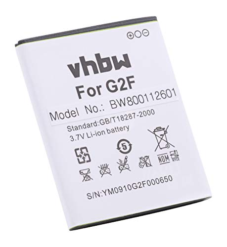 vhbw Li-Ion batería 2200mAh (3.7V) para teléfono móvil Smartphone Jiayu G2F por JY-G2F.