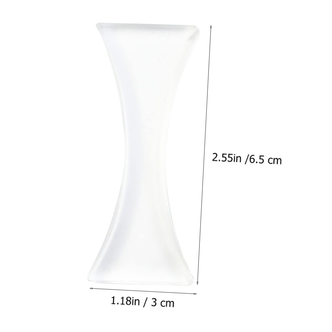 NAMOARLY 2Pcs Optical Lens Transparent Convex Concave Lenses for Physics Experiments High Transparency Long for Classroom Learning Demonstrations