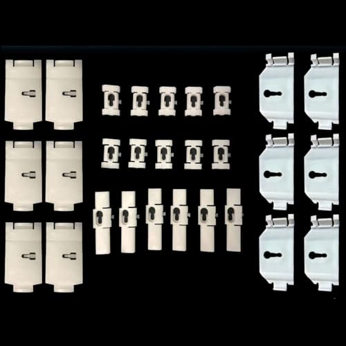 G-PLUS Retaining Mounting Clips Compatible with Cutlass Salon & Supreme 1981-1988 Vinyl Top Roof Molding Trim Retaining Mounting Clip 28 PCS