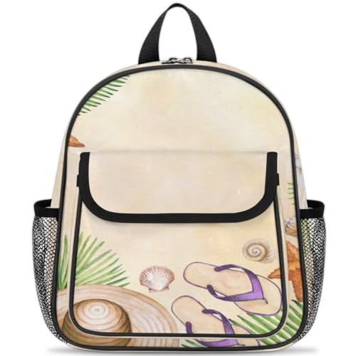 Sac à dos décontracté pour enfants avec motif aquarelle d'été