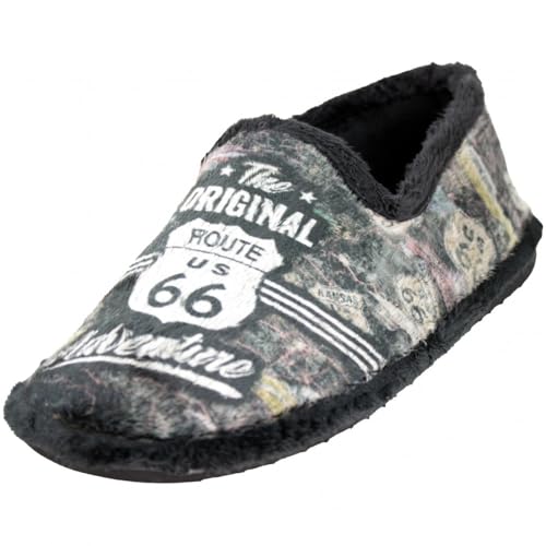 Chaussures d'hiver fermées homme 6634 avec semelle parquet et écusson