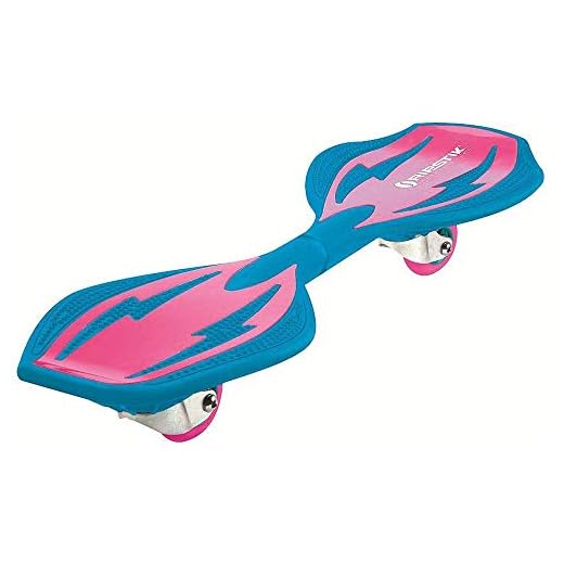 RipStik Razor Brights 2 Wheel Twisty 360 Degree Caster Board, Pink and Blue