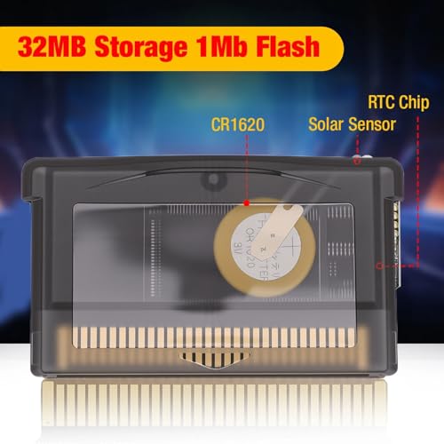 Cartouche de Jeu Flash GBA RTC réinscriptible 32 Mo 1 Mbit compatible DS - 2
