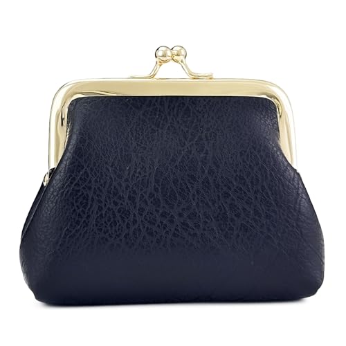 Image of Cute Floral Buckle Coin Purses Vintage Pouch Kiss-lock Change Purse Wallets