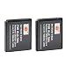 DSTE 2x KLIC-7004 Replacement Li-ion Battery for Kodak EasyShare M2008 V1273 V1233 V1253 Zi8 Zi12 PlayFull Dual PlaySport PlayTouch Pentax Q7 Q10 Q-S1 Ricoh WG-M2 Camera as NP-50 D-li68