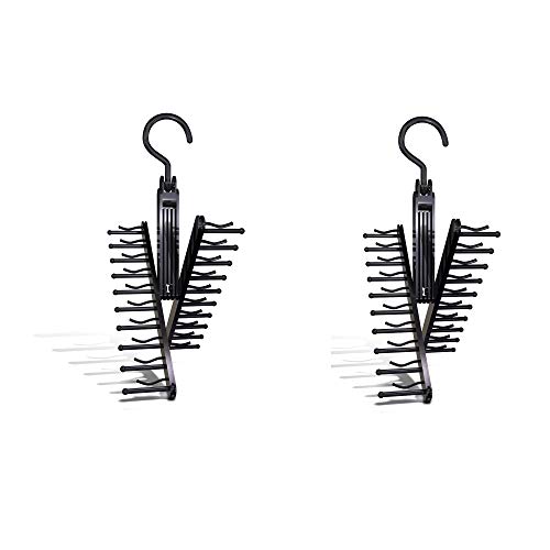 Aristocrat 2 Piece Upgraded Tie Rack Holder