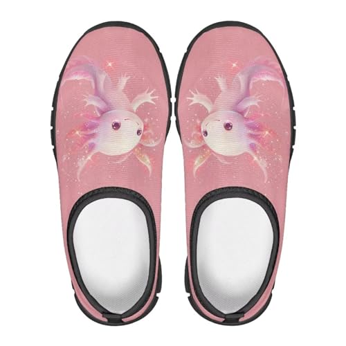 Axolotl Shoes for Girls Breathable Mesh Running Sneakers Lightweight Slip on Tennis Shoe US 11-2.52