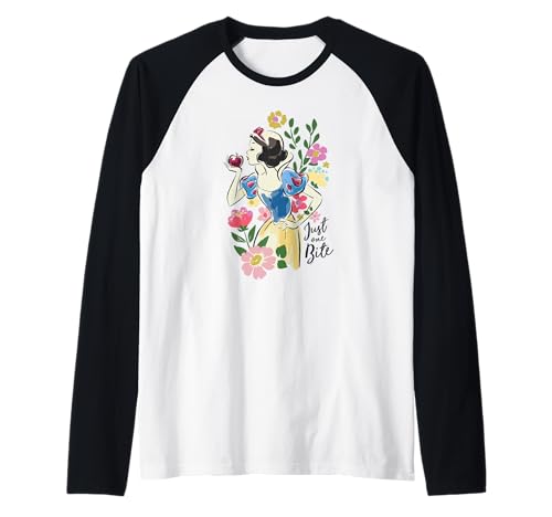 T-shirt Blanche-Neige Just One Bite avec manches raglan contrastées